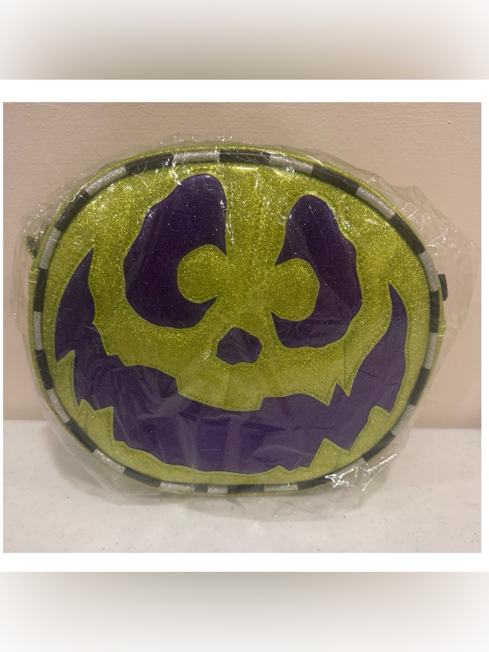 Love Pain & Stitches x Monster Posse Green Trick or Trash Pumpkin Bag